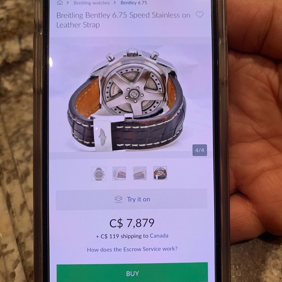 😎BREITLING BENTLEY 6.75😎 - Picture 4 of 8